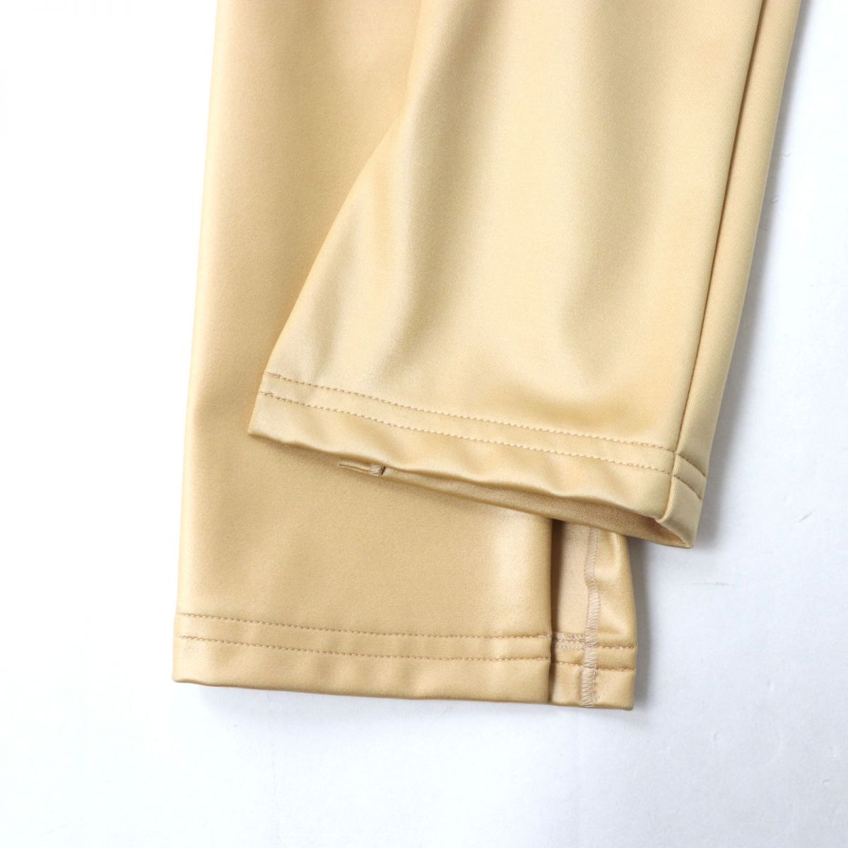 Balenciaga Glossy Slim Slit Pants Gold 36