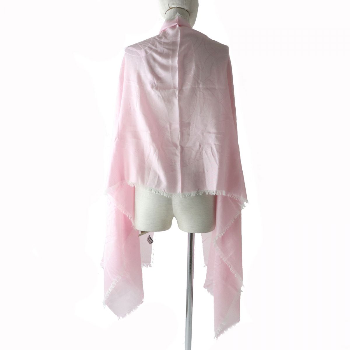 Salvatore Ferragamo Gancini Silk Cashmere Shawl