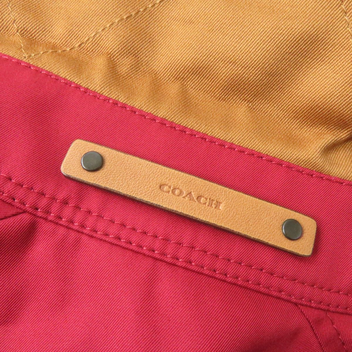 Coach Women's Red Trench Coat XS