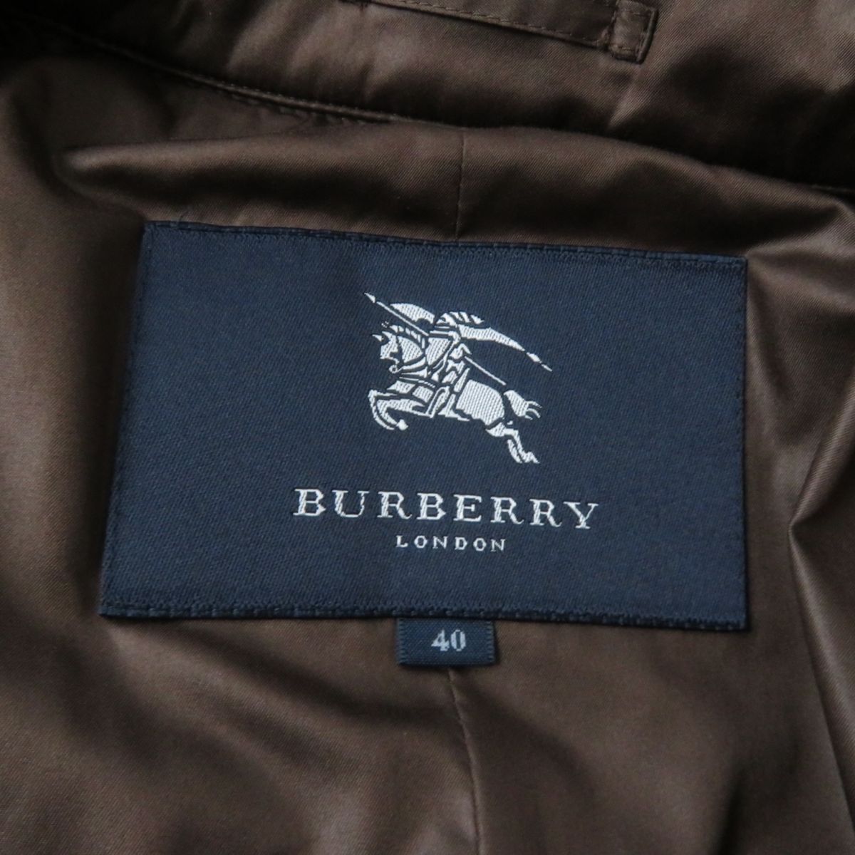 Burberry London Women's Down Jacket Brown Size 40