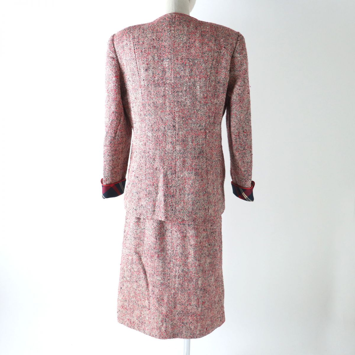 Vintage Chanel COCO Button Jacket Skirt Suit Set