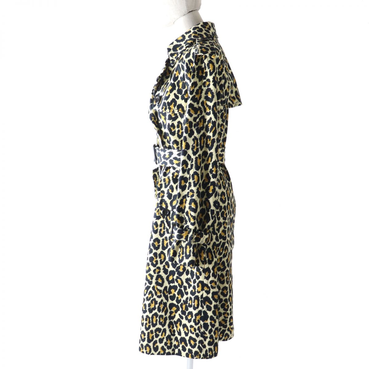 MARC JACOBS Women's Leopard Trench Coat XS