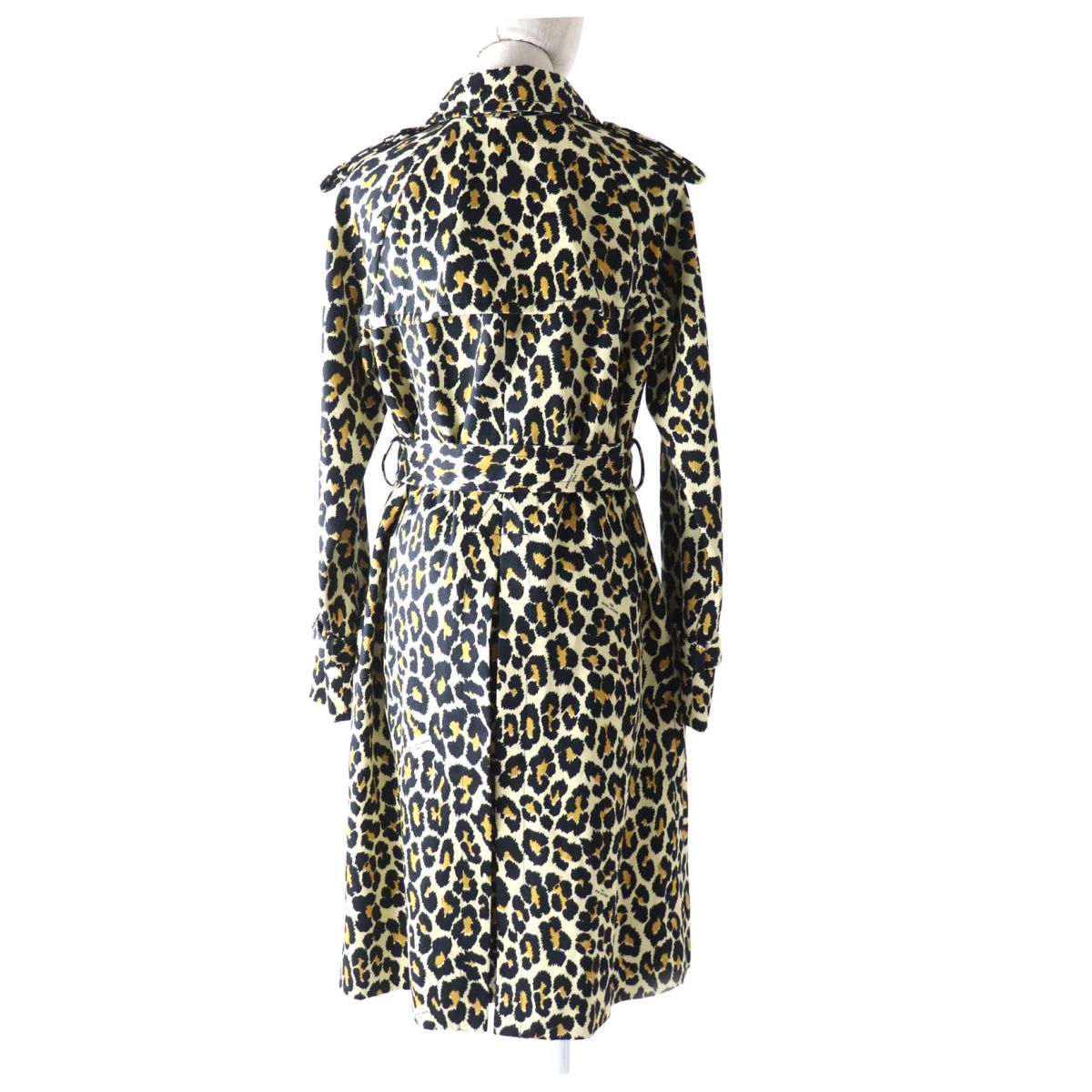 MARC JACOBS Women's Leopard Trench Coat XS