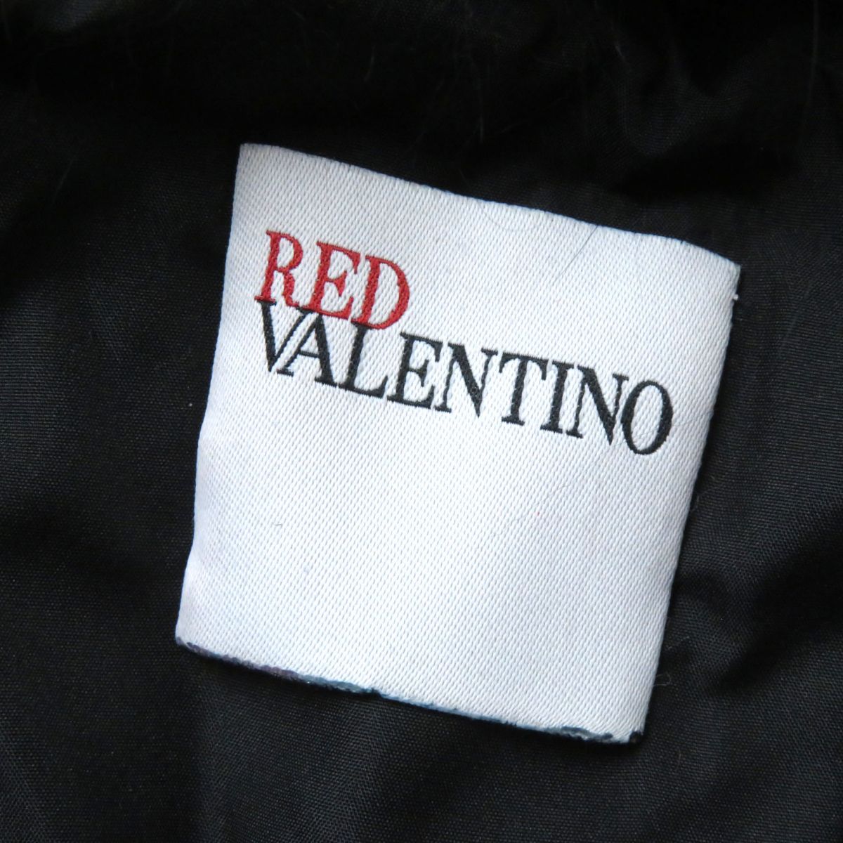 RED VALENTINO Fox Fur Short Jacket Multicolor