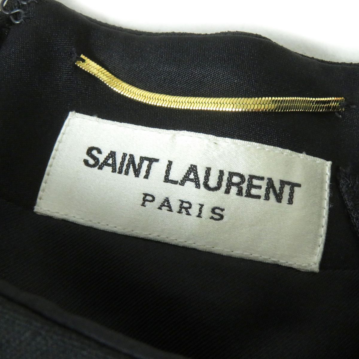 Saint Laurent Mini Dress Black Size 34