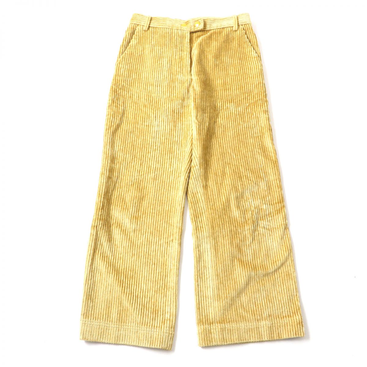 Moncler Corduroy Pants Yellow Bordeaux 42