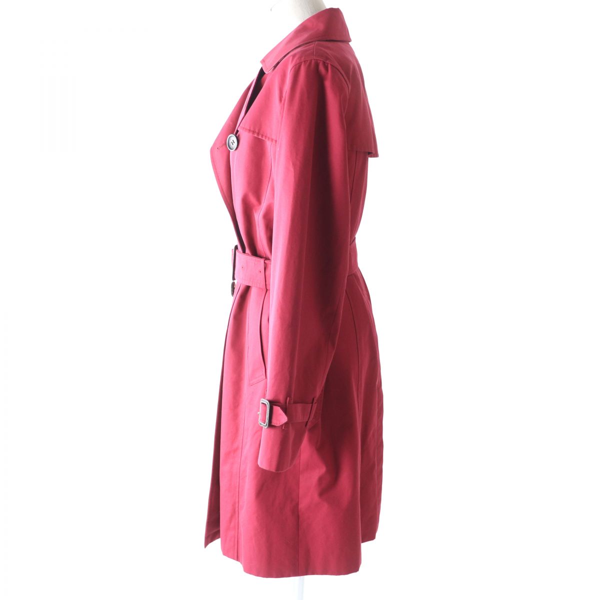 Burberry Trench Coat Wool Liner Red