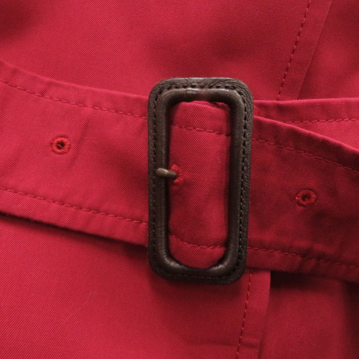 Burberry Trench Coat Wool Liner Red