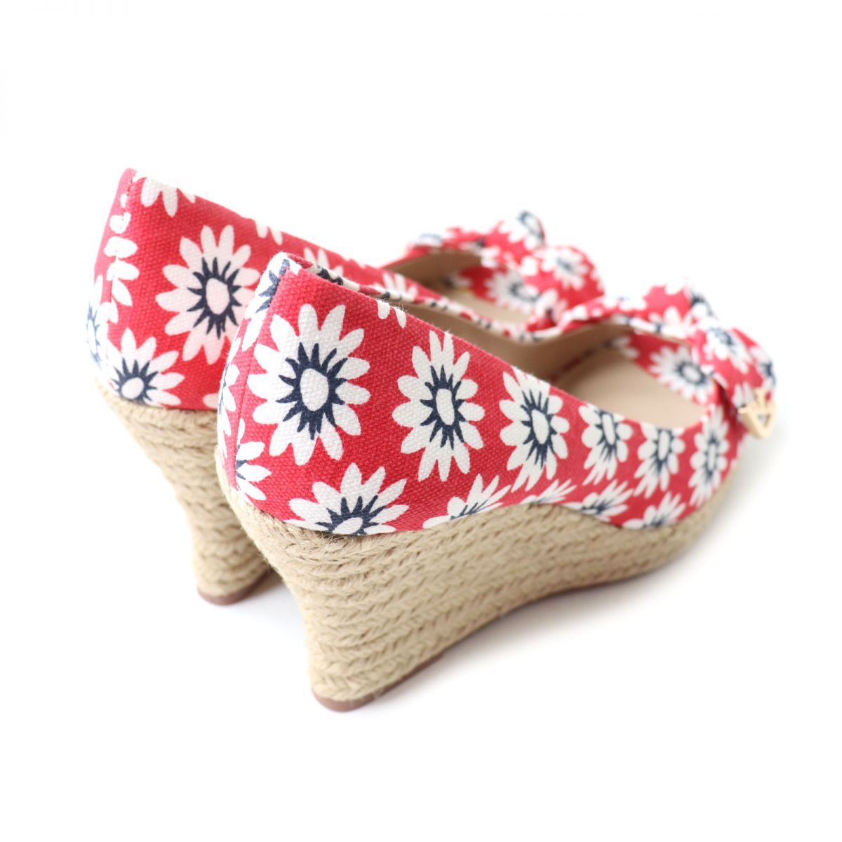 Tory Burch DORY Floral Ribbon Espadrilles Sandals