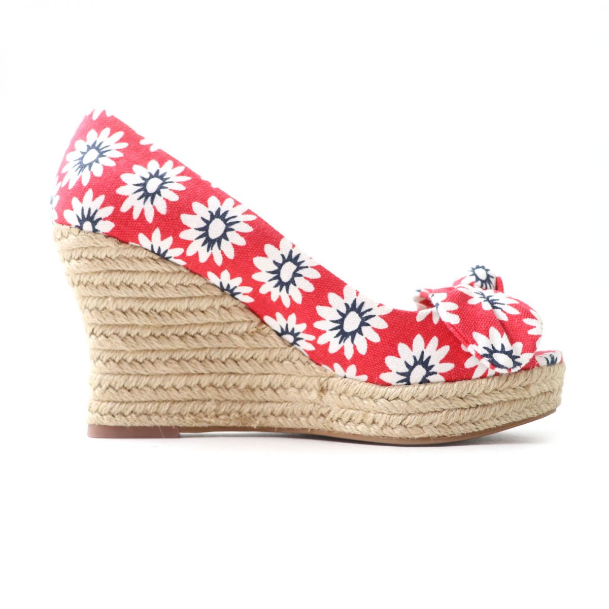 Tory Burch DORY Floral Ribbon Espadrilles Sandals