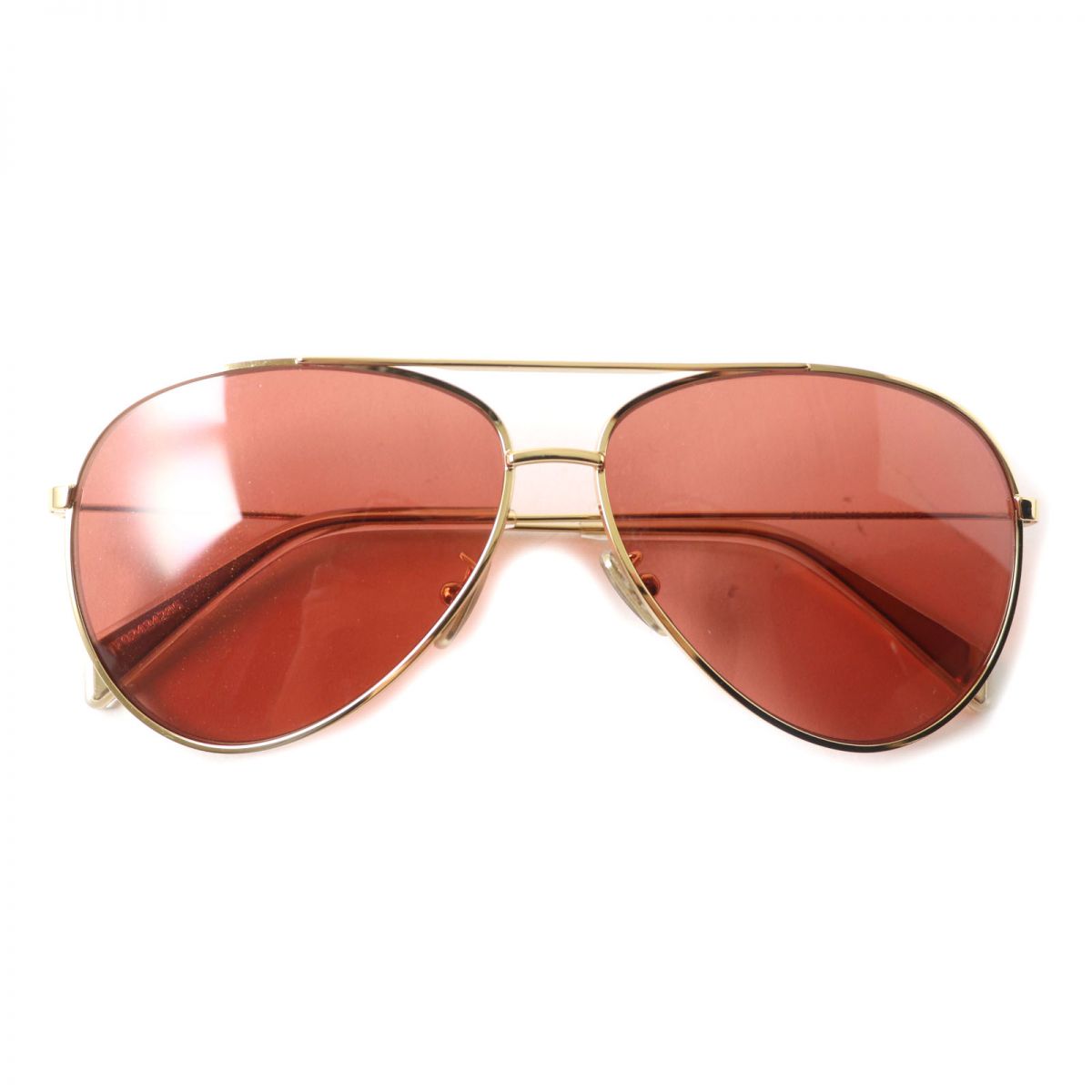 Celine CL40062U Aviator Sunglasses Brown Gold