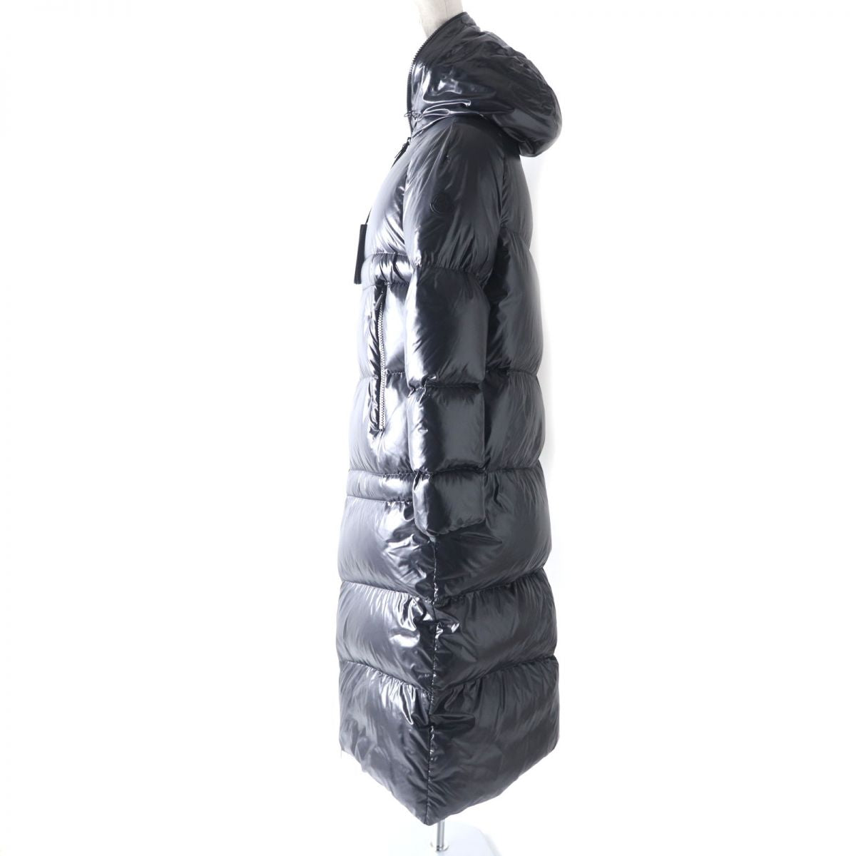 Moncler CHANON Hooded Down Coat Black