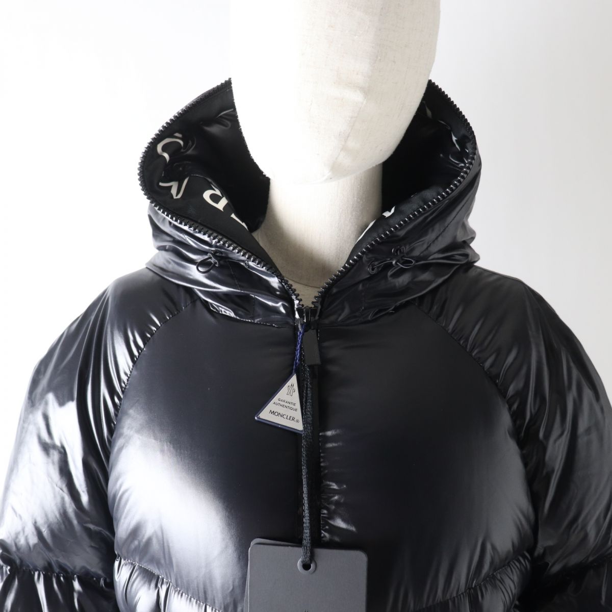 Moncler CHANON Hooded Down Coat Black