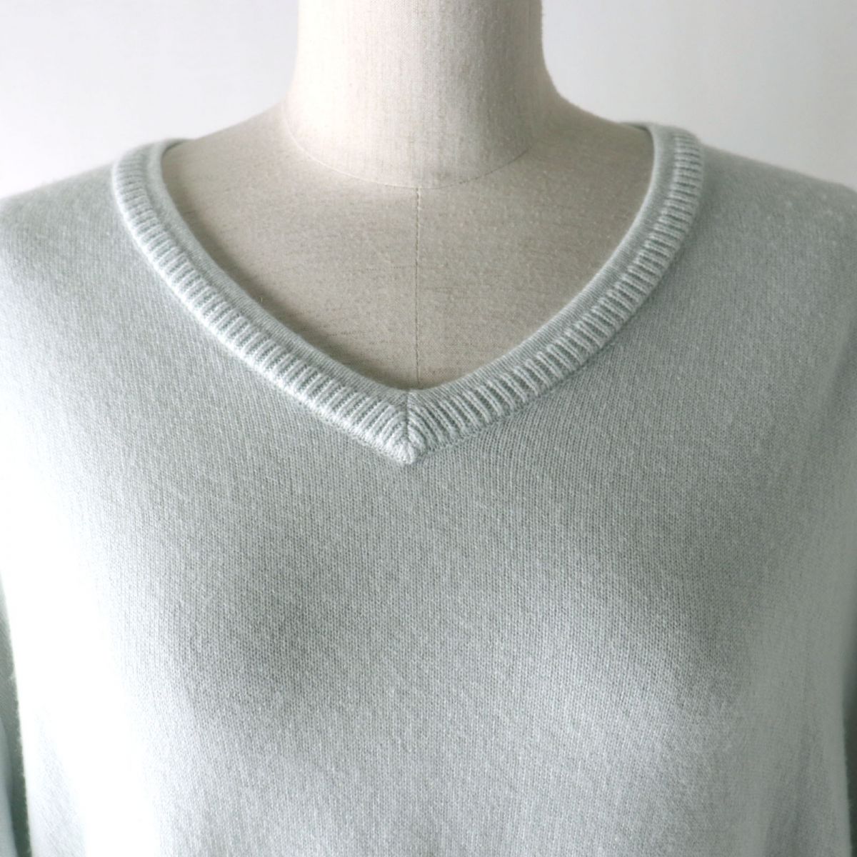 Hermes Cashmere V-neck Knit Poncho Pullover