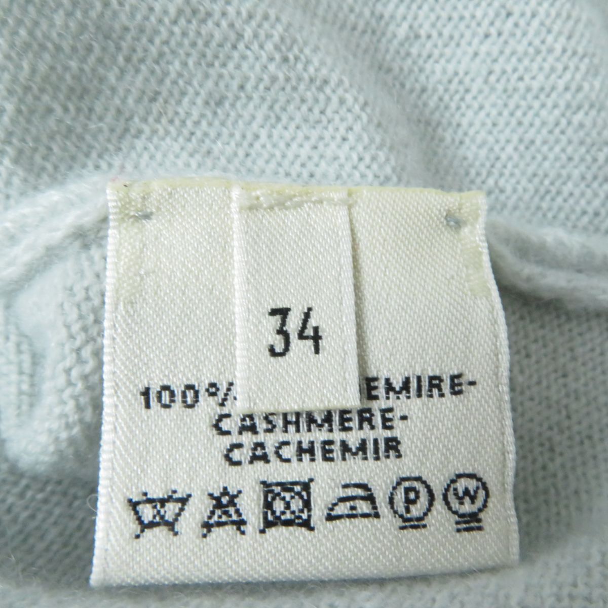 Hermes Cashmere V-neck Knit Poncho Pullover