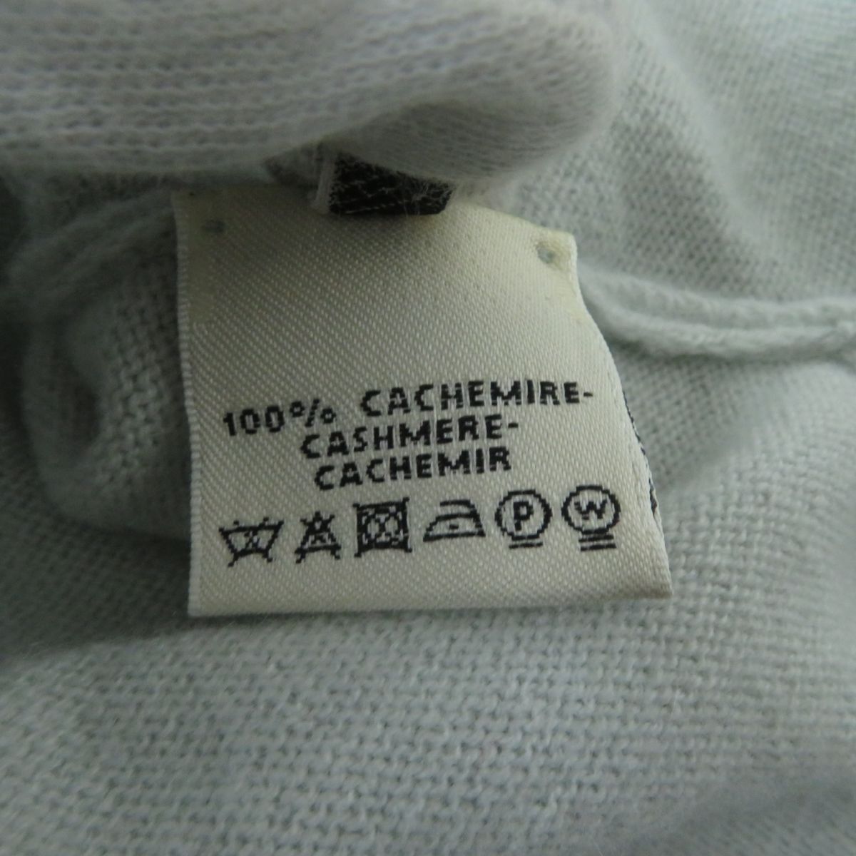 Hermes Cashmere V-neck Knit Poncho Pullover