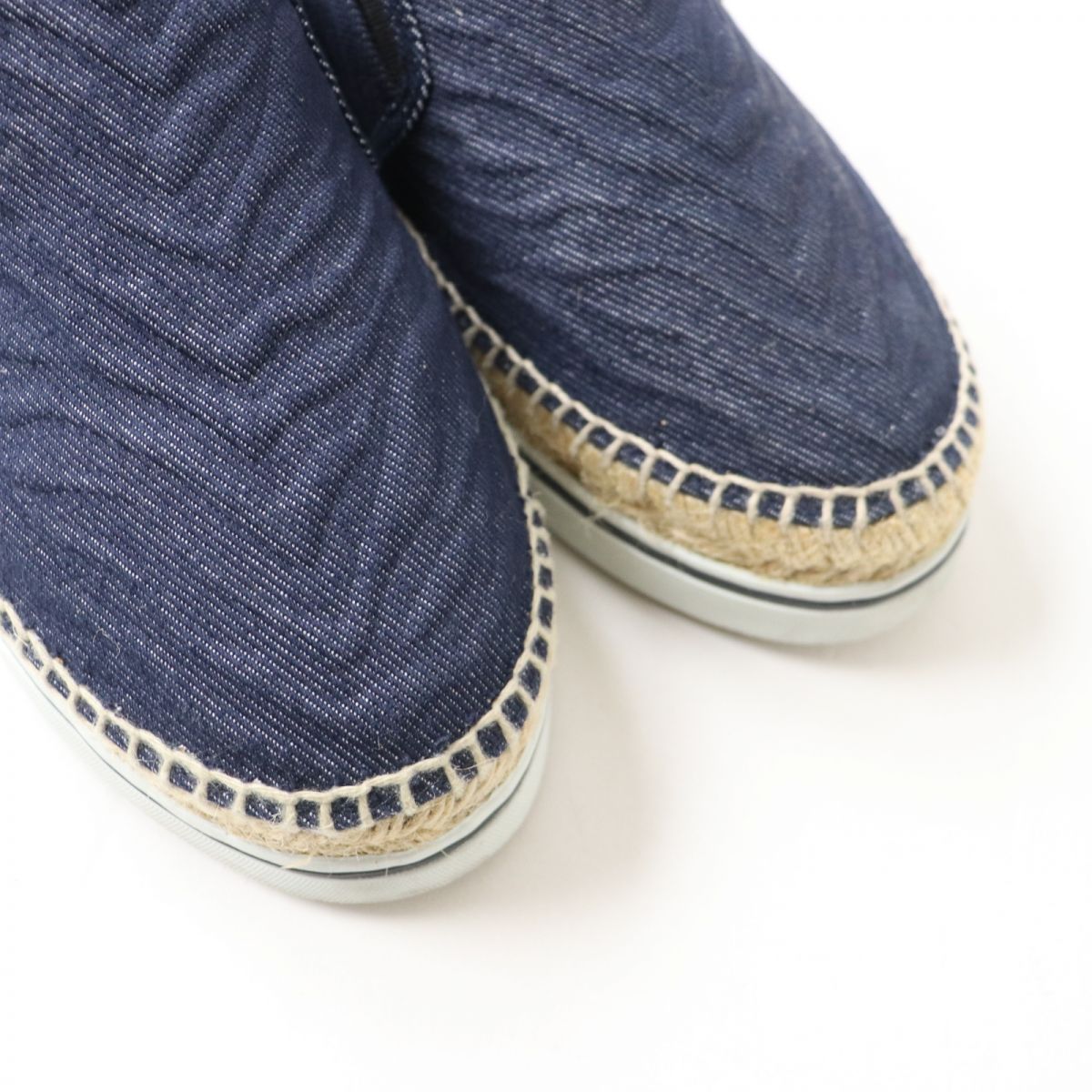 Jimmy Choo Logo Metal Espadrilles Slip-Ons 38.5