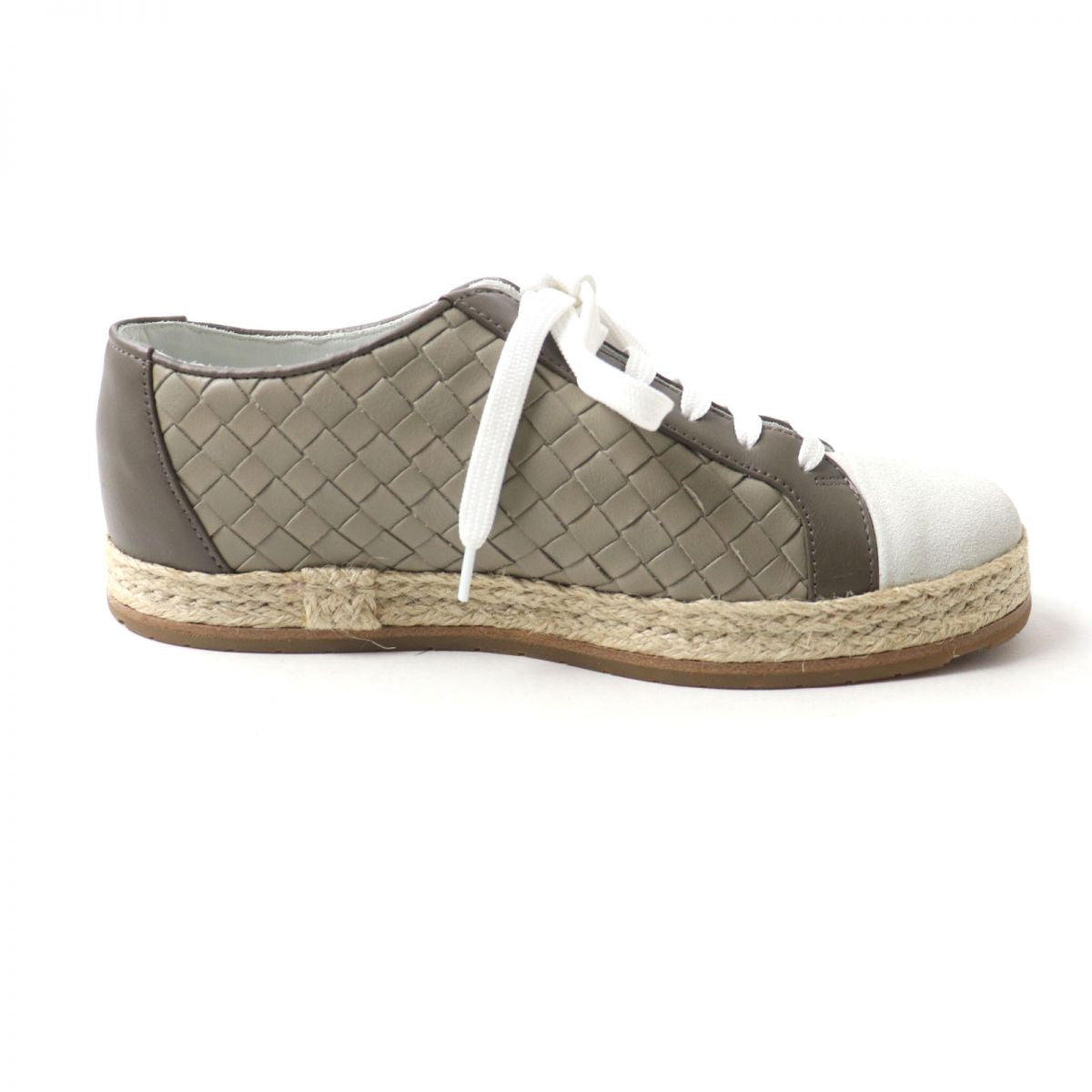 Bottega Veneta Intrecciato Espadrilles Leather Sneakers