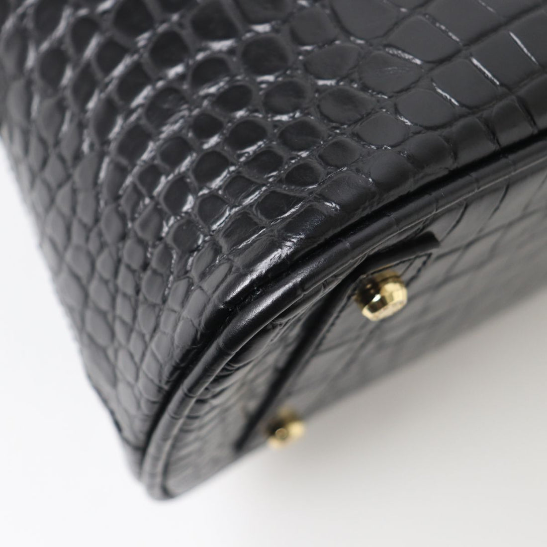 Cococe Crocodile Embossed Leather Backpack