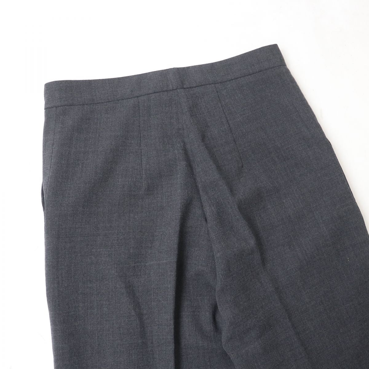 MARNI Women's Wool Blend Wide Pants Gray Size 38