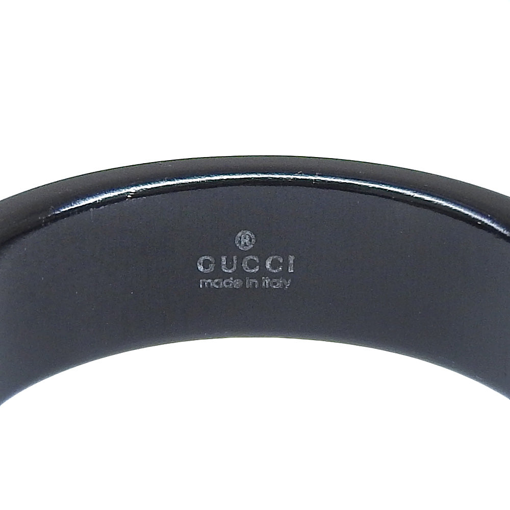 Gucci Ceramic K18 Yellow Gold Interlocking G Ring