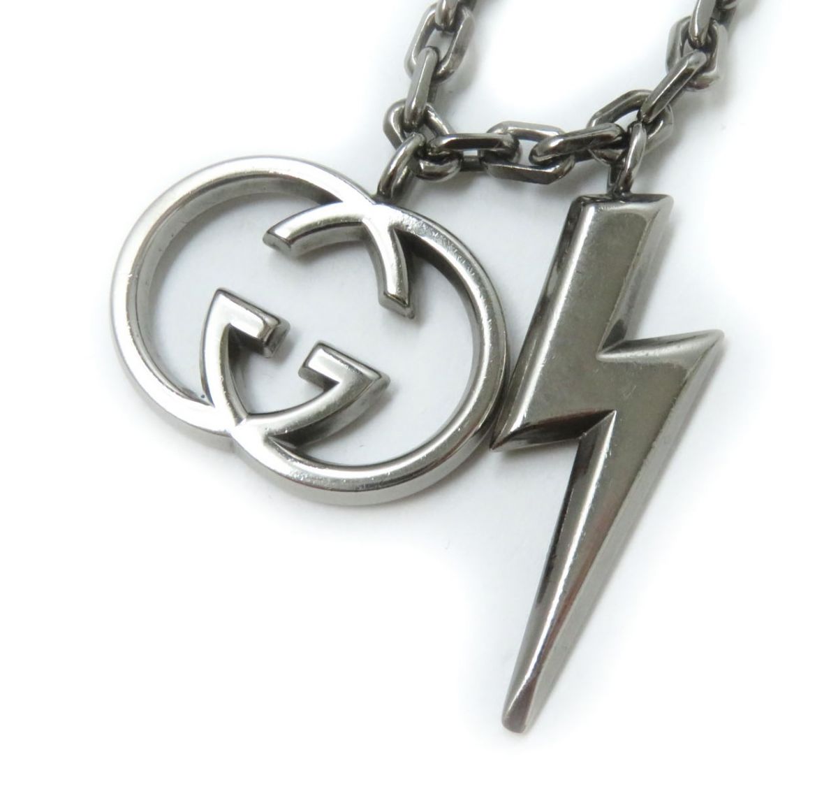 Gucci Interlocking Gx Thunder Necklace AG925