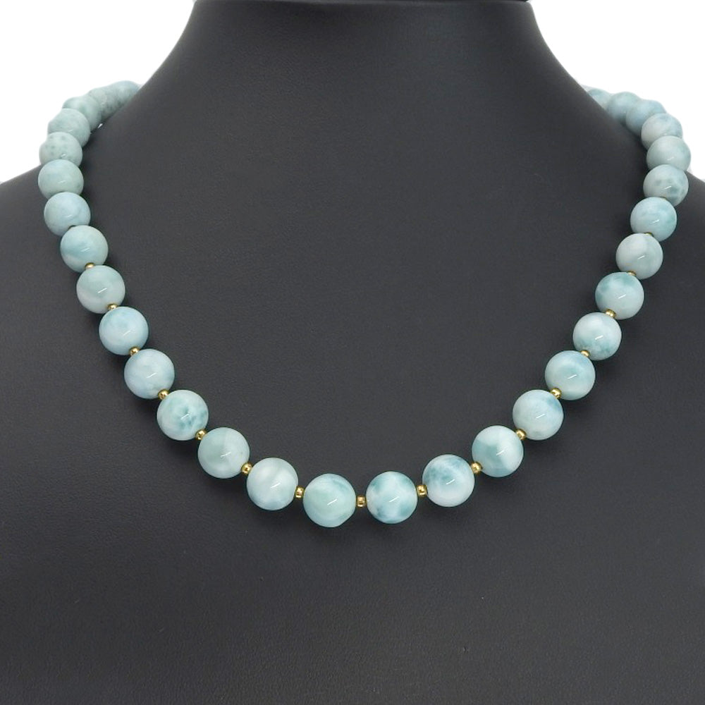 Silver Larimar Necklace