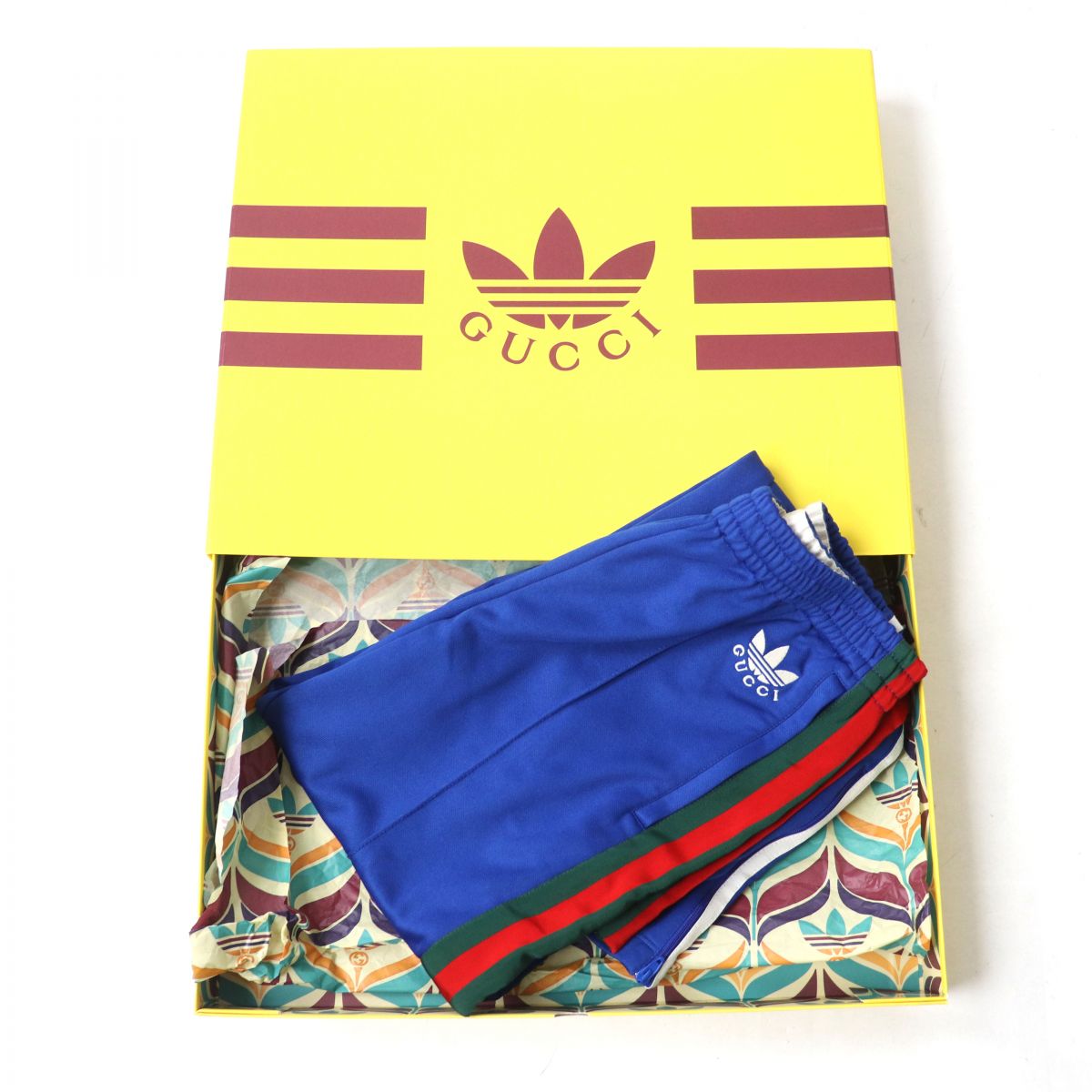 Gucci x Adidas Flare Jogging Pants Blue S