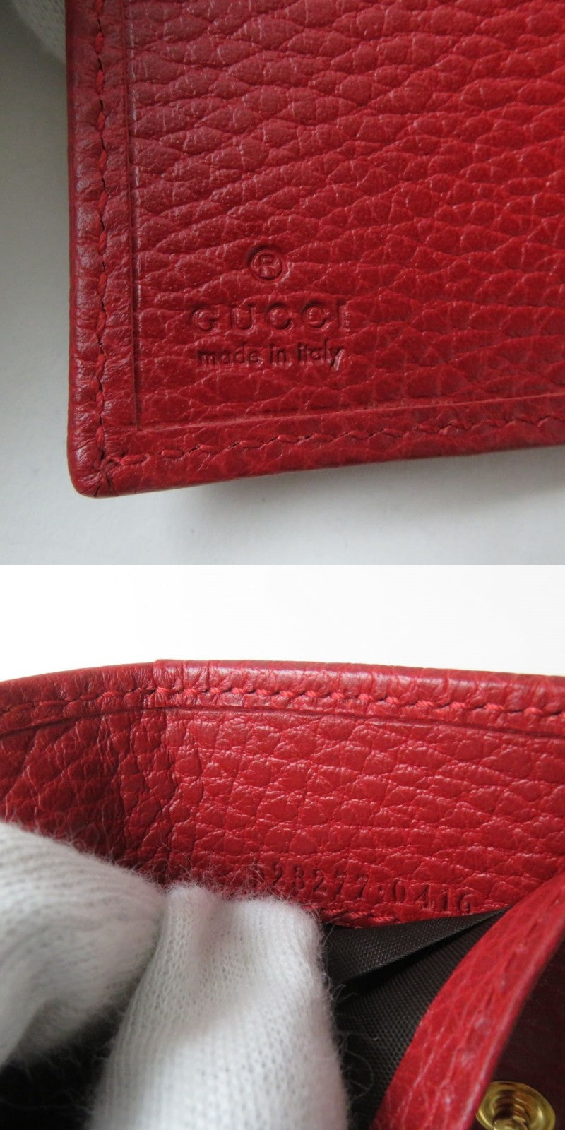 Gucci GG Marmont Leather Compact Wallet