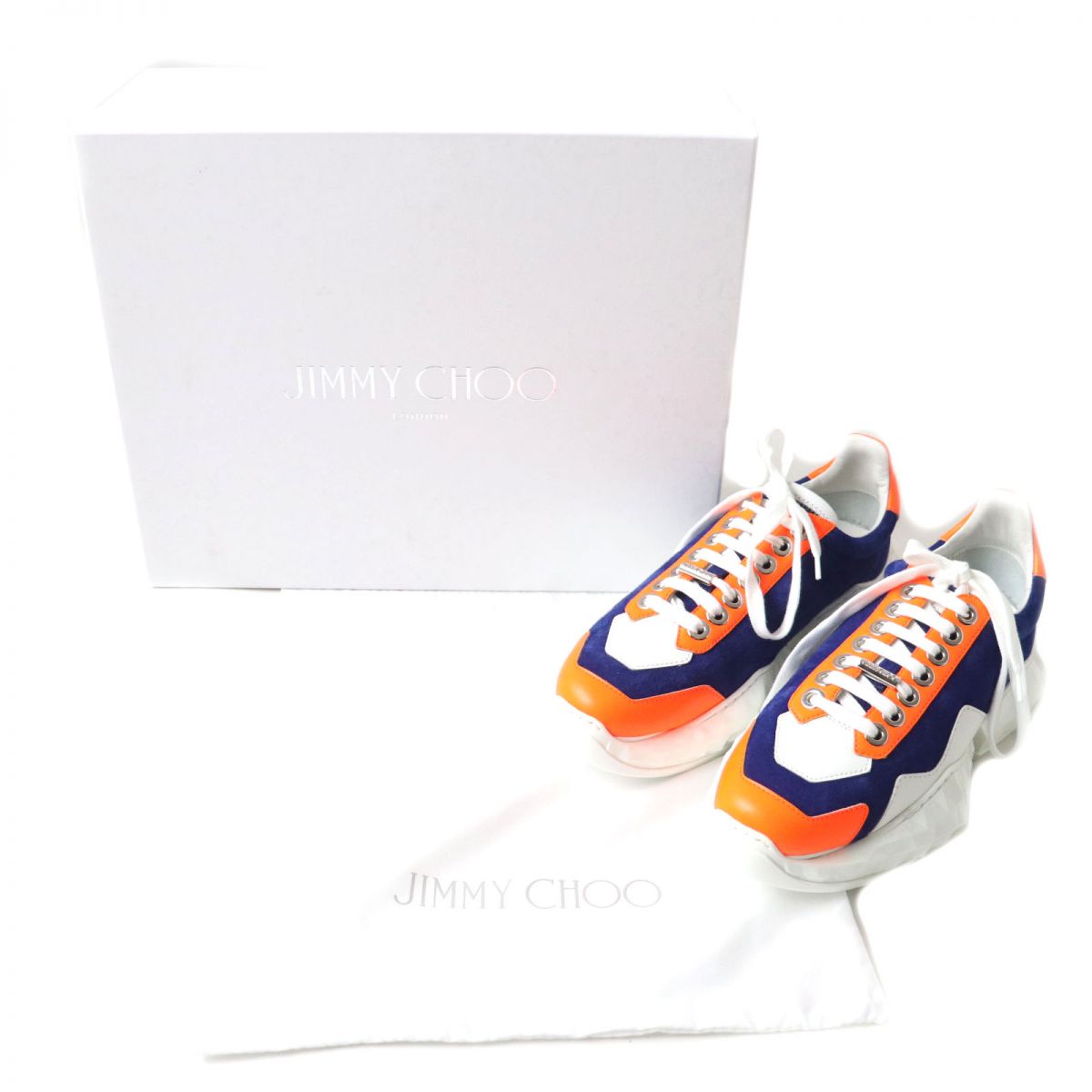 Jimmy Choo Diamond XOC 201 Suede Leather Sneakers