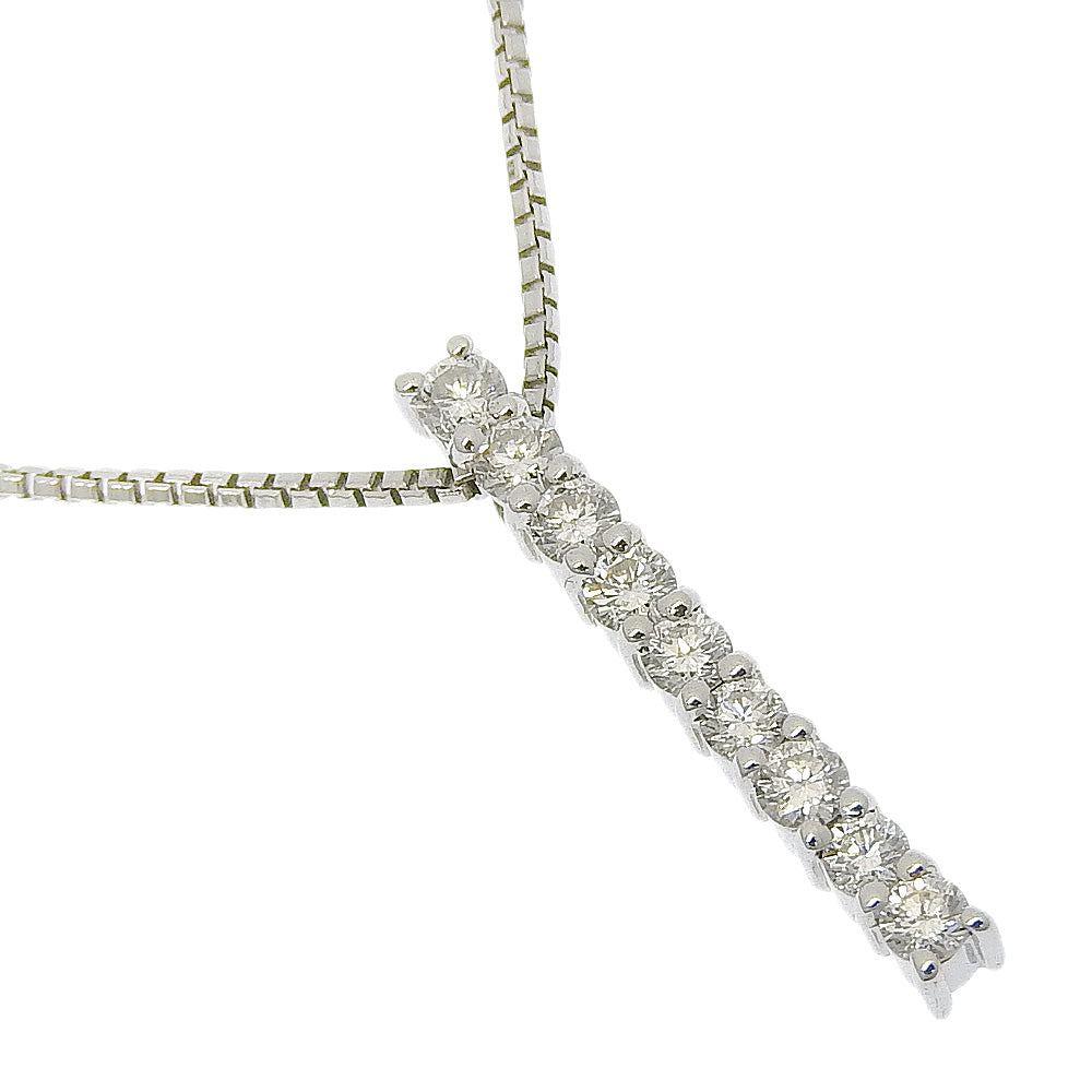 K18 White Gold Diamond Necklace