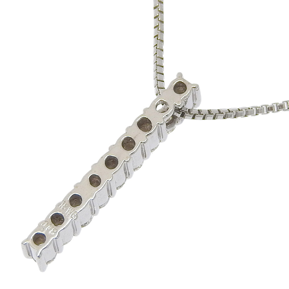 K18 White Gold Diamond Necklace