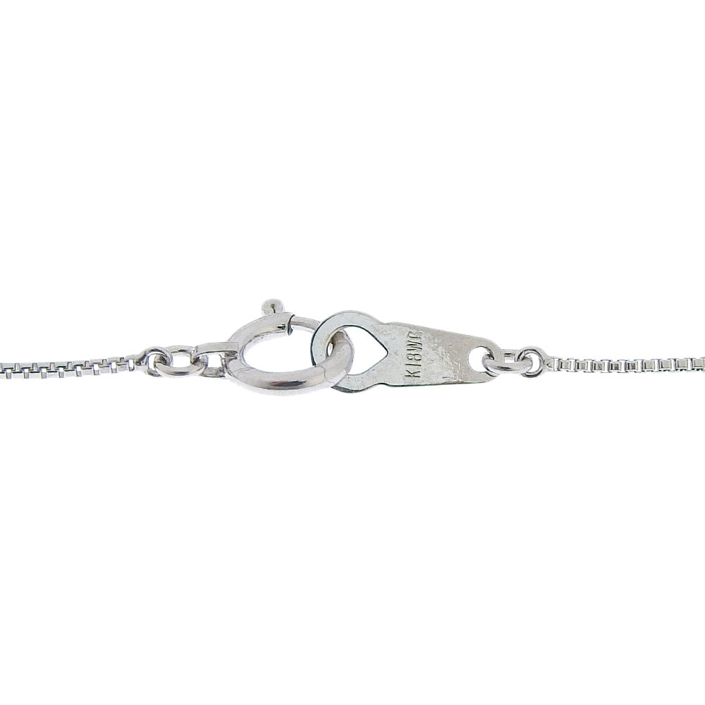 K18 White Gold Diamond Necklace