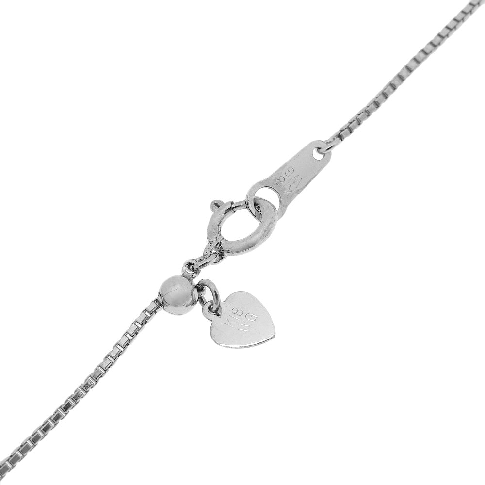 K18 White Gold Diamond Necklace