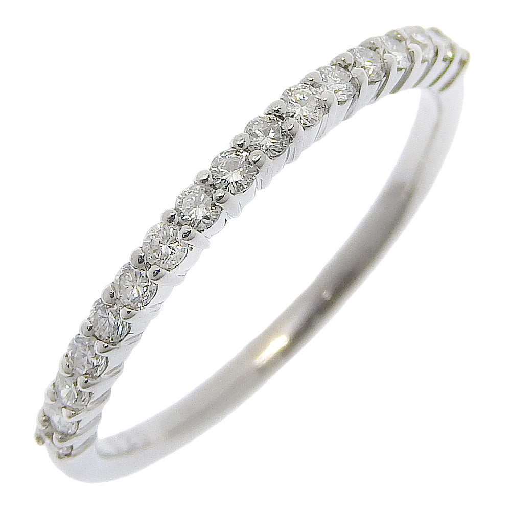 K18 White Gold Diamond Half Eternity Ring