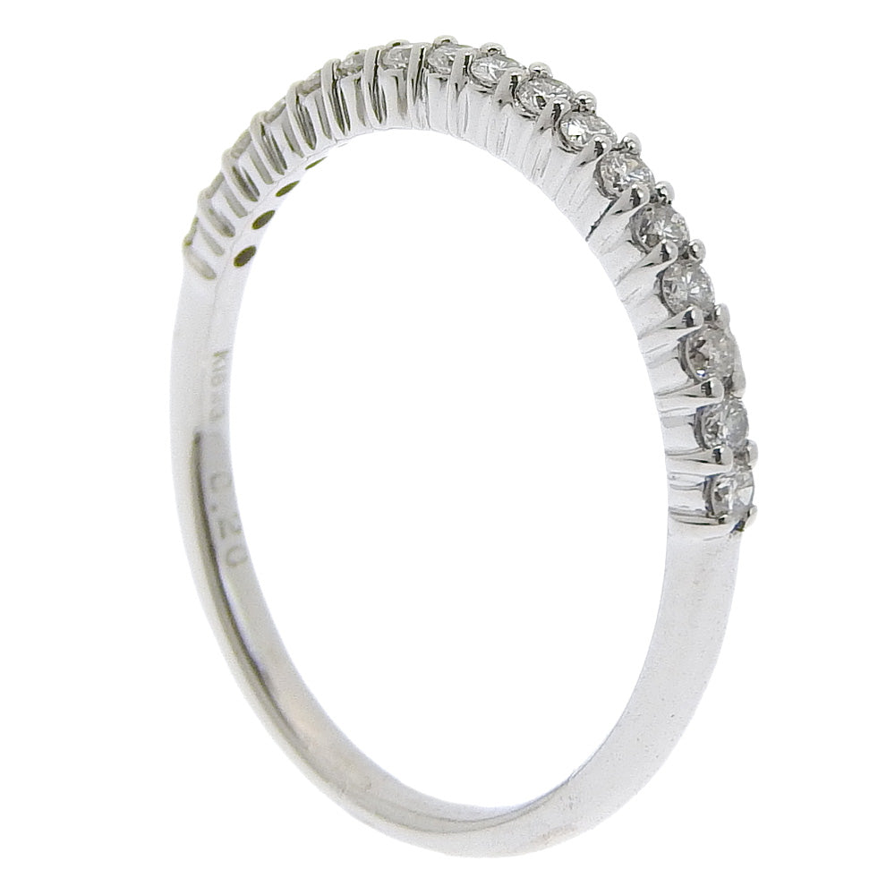 K18 White Gold Diamond Half Eternity Ring