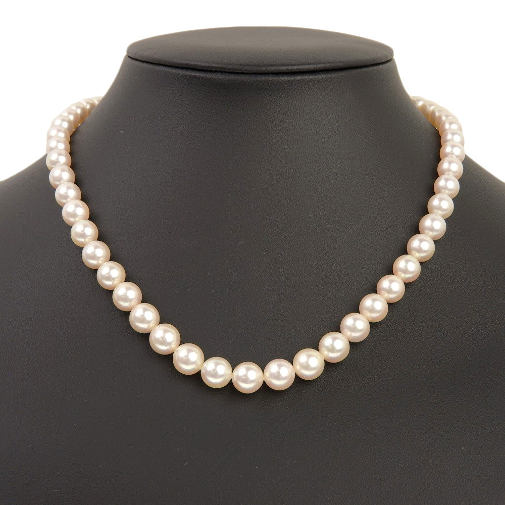 Tasaki Akoya Pearl Silver Necklace