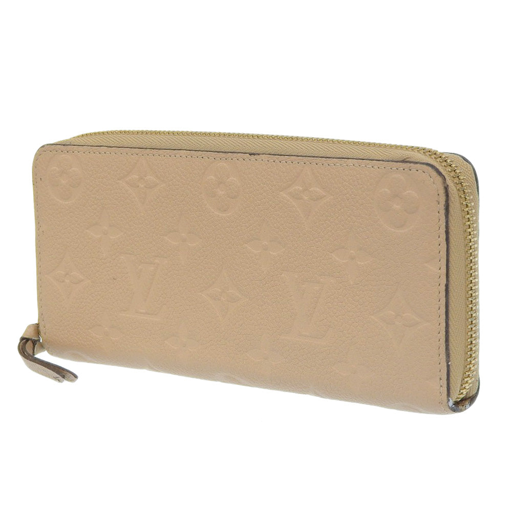 Louis Vuitton Portefeuille Clemence Leather Long Wallet M60173 in Very Good Condition