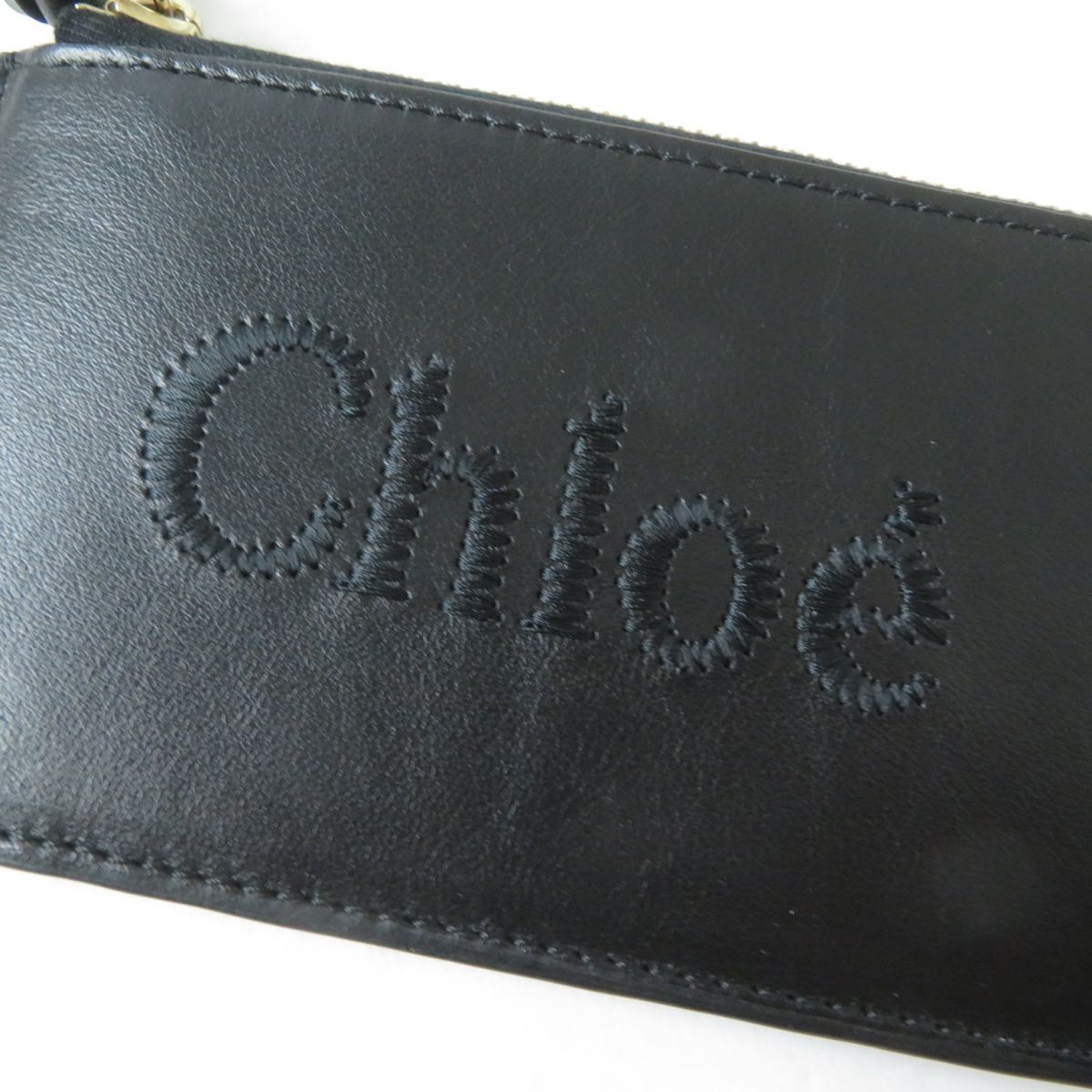 Chloe SENSE Leather Coin Purse Card Holder