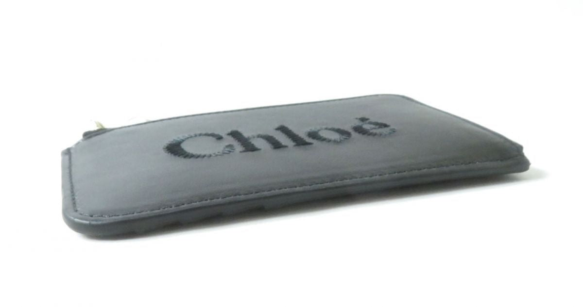 Chloe SENSE Leather Coin Purse Card Holder