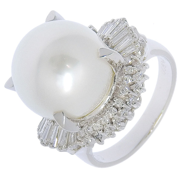 Pt900 Platinum Diamond Ring
