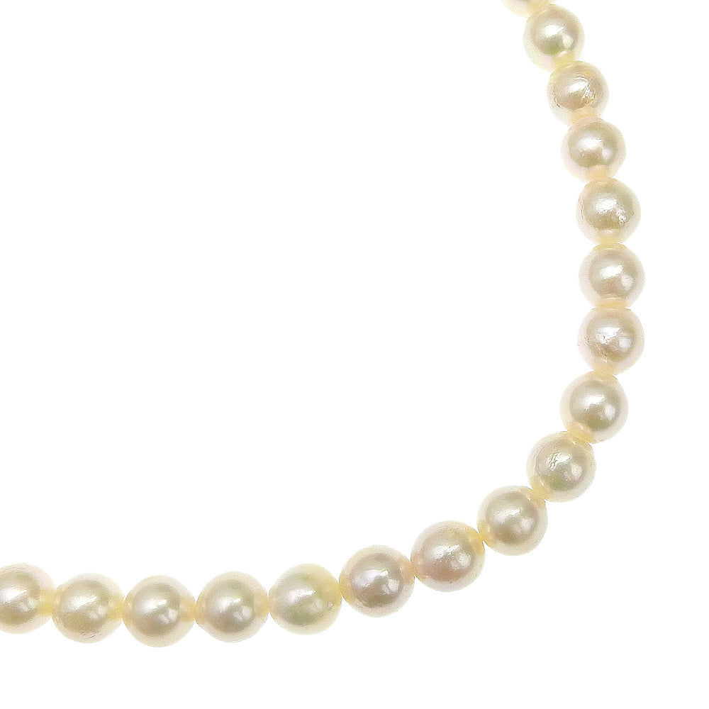 Silver Pearl Necklace 6.5-6.9mm