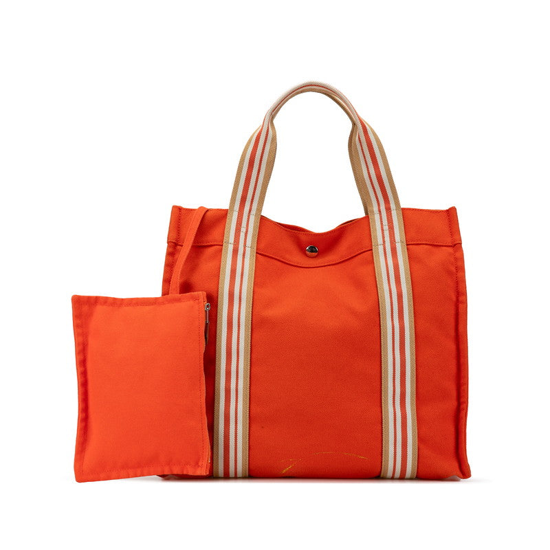 Hermes Canvas Sac de Plage Tote Bag in Very Good Condition