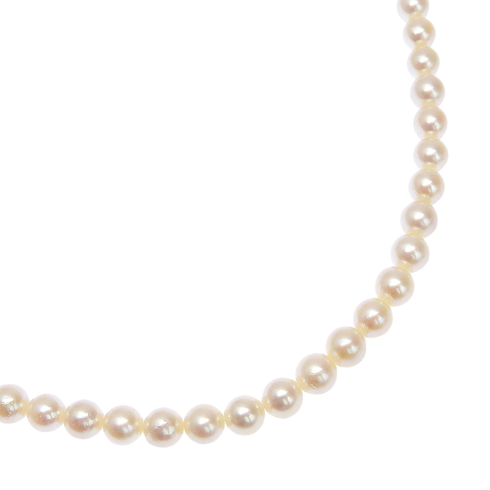 Tasaki Silver Akoya Pearl Long Necklace