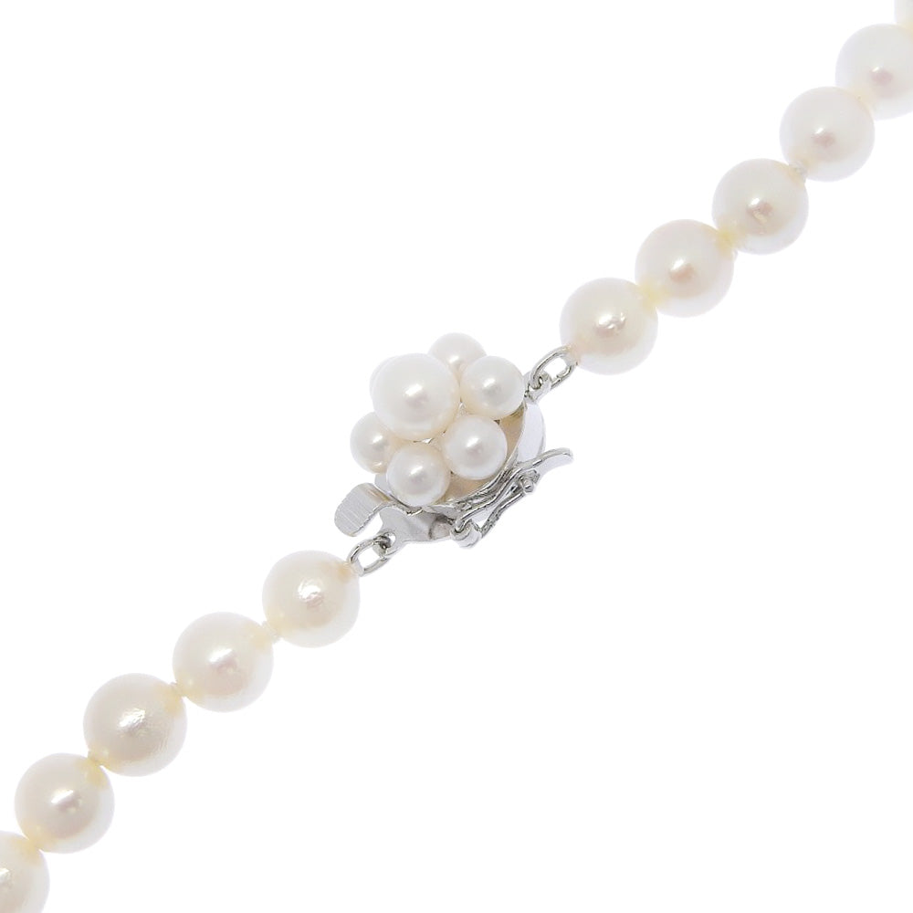 Tasaki Silver Akoya Pearl Long Necklace