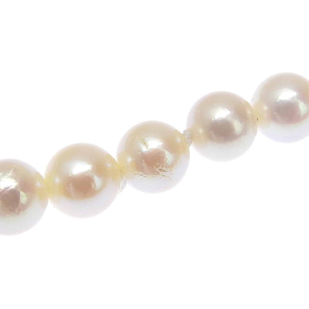 Tasaki Silver Akoya Pearl Long Necklace