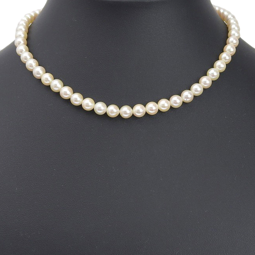 Tasaki Silver Akoya Pearl Necklace