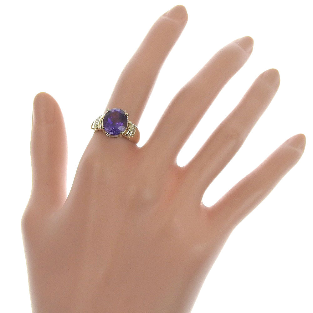 [LuxUness] 10K Amethyst Ring  Metal Ring in Excellent condition