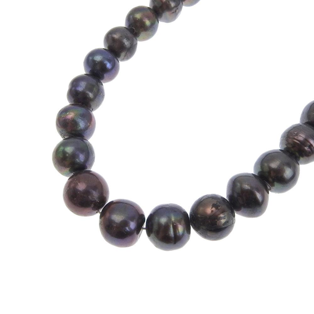 Tahitian Black Pearl Necklace 11-12mm - A Grade Pre-Owned for Women