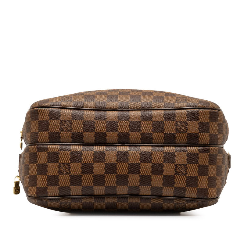 Louis Vuitton Damier Reporter PM Shoulder Bag N45253 Brown PVC Leather in Very Good Condition